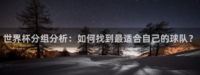 世界杯16强赛程表：世界杯分组分析：如何找到最适合自己的球队？